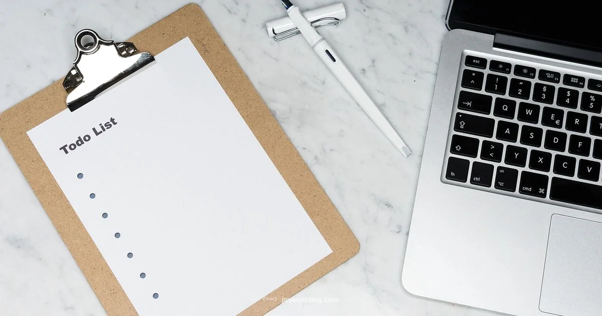 JS Todo List - JavaScripting