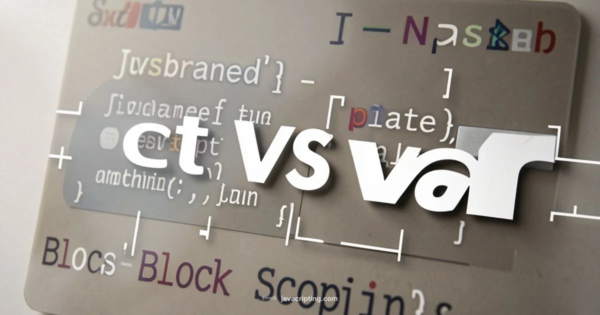 let vs var - JavaScripting
