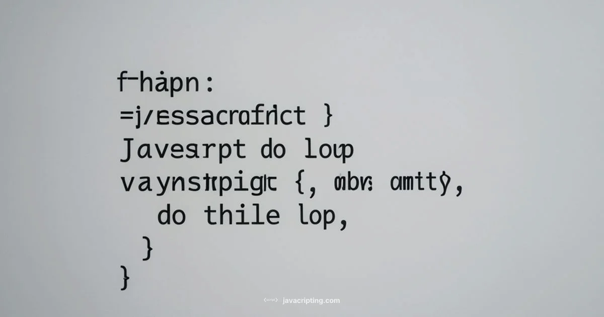 Do-While in JS - JavaScripting