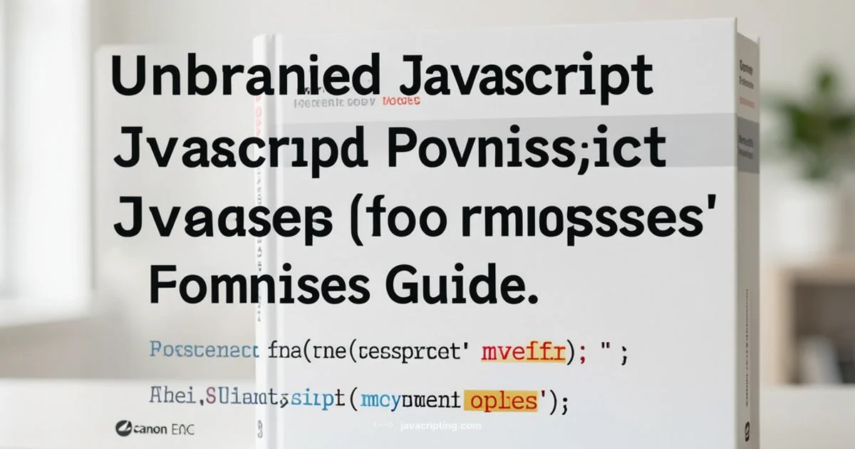 Promises in JS Promises in JS - JavaScripting