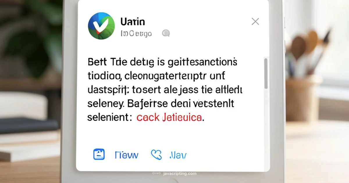 Alert Handling Guide Alert Handling Guide - JavaScripting