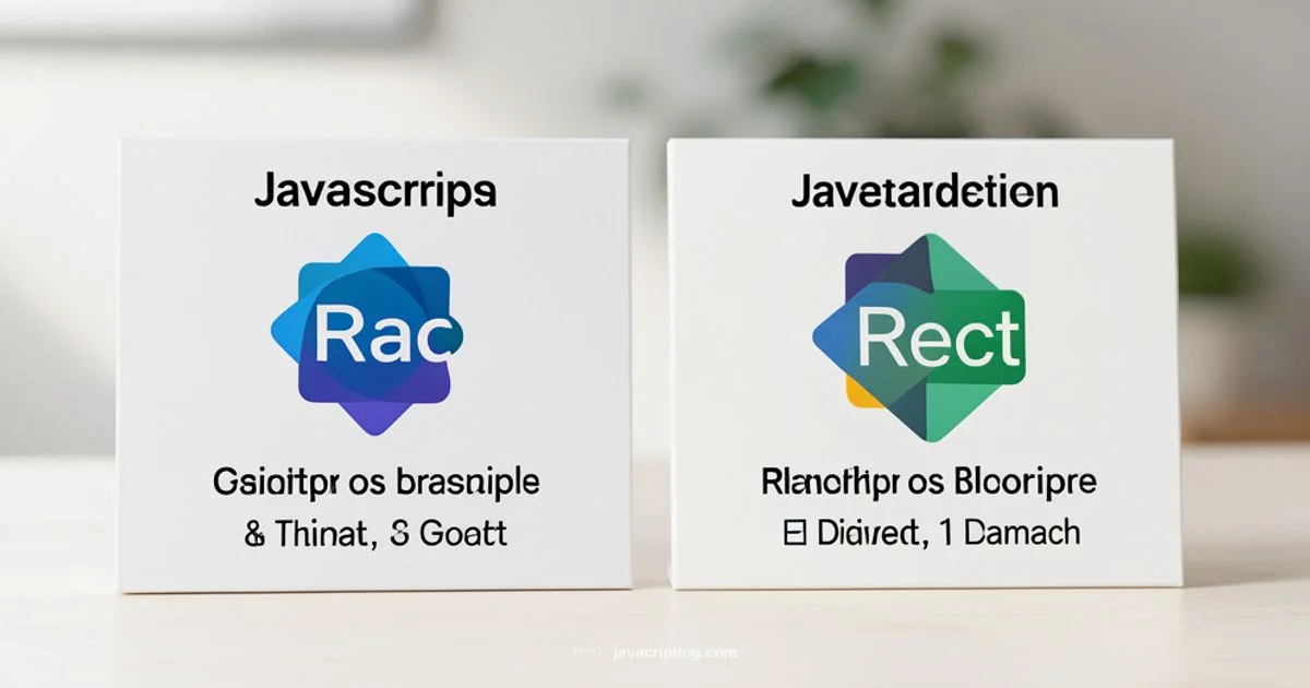 JS vs React JS vs React - JavaScripting