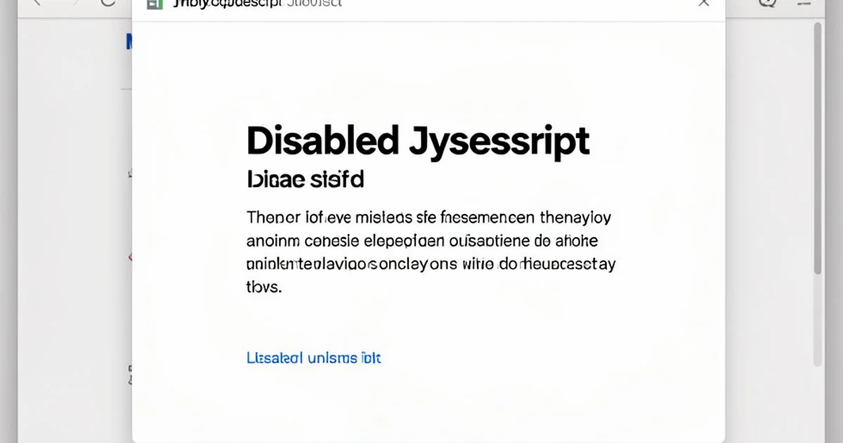 Check JS Status - JavaScripting