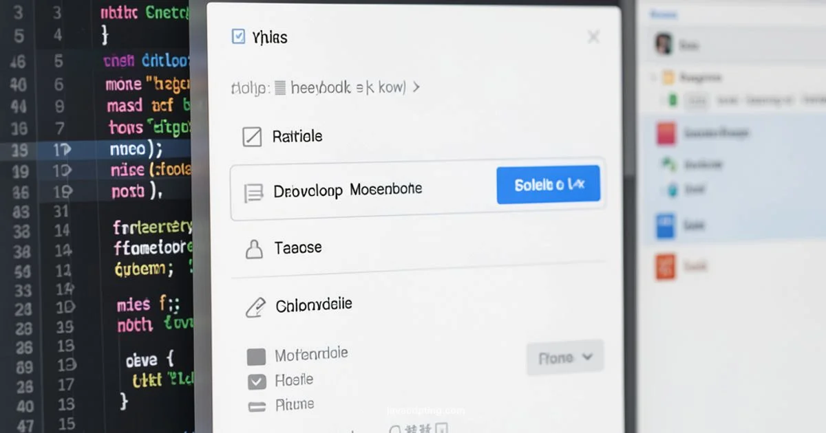 JS Dropdown Menu - JavaScripting