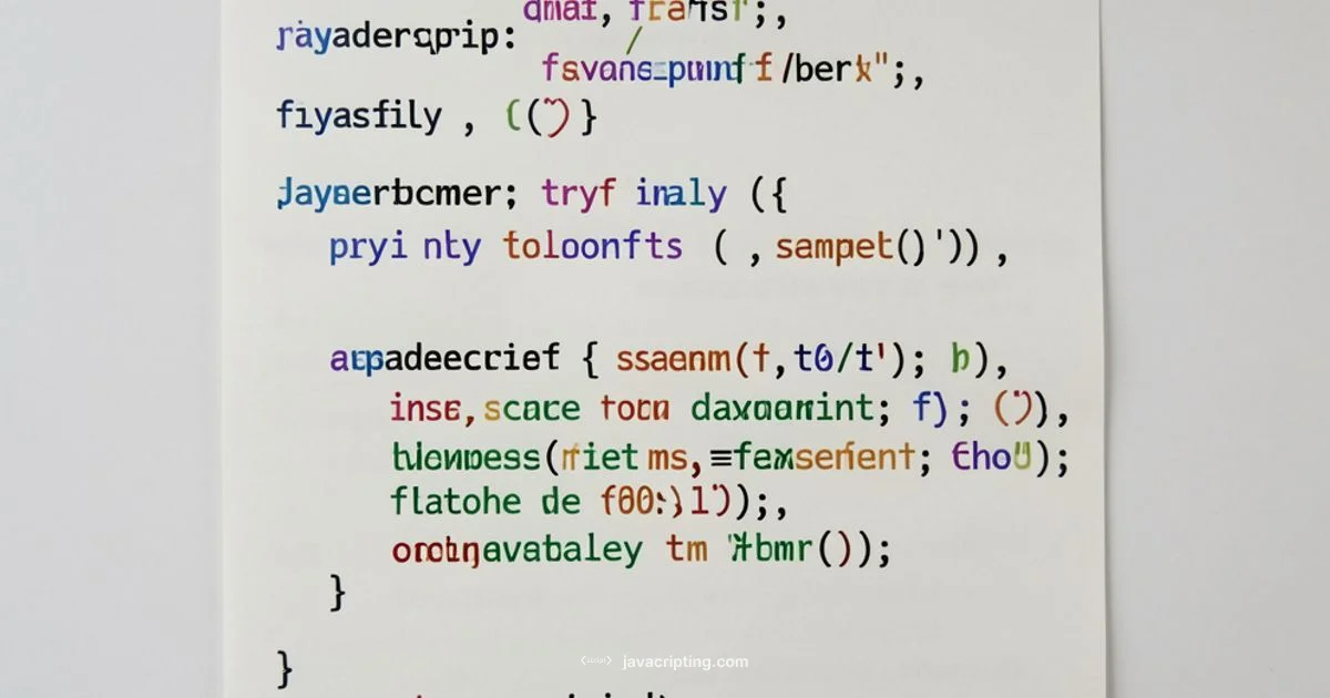 Try Without Catch - JavaScripting