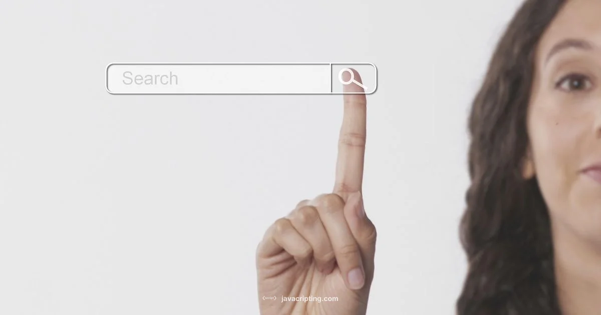 JS Search UI - JavaScripting
