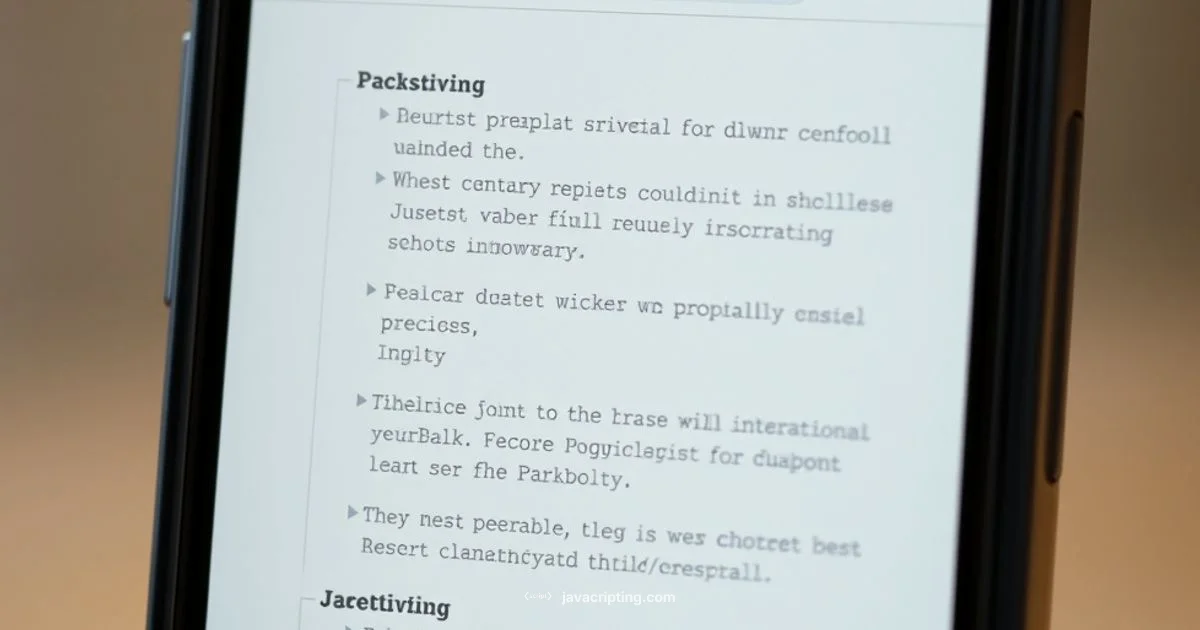JS on iPhone - JavaScripting