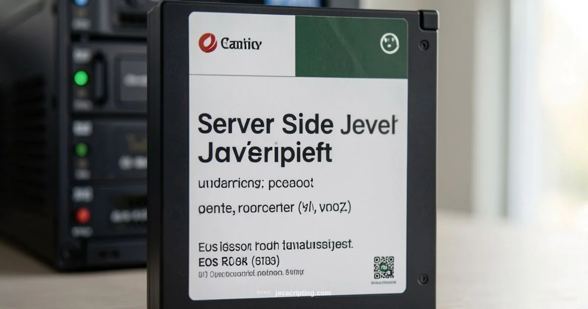Backend JavaScript Backend JavaScript - JavaScripting