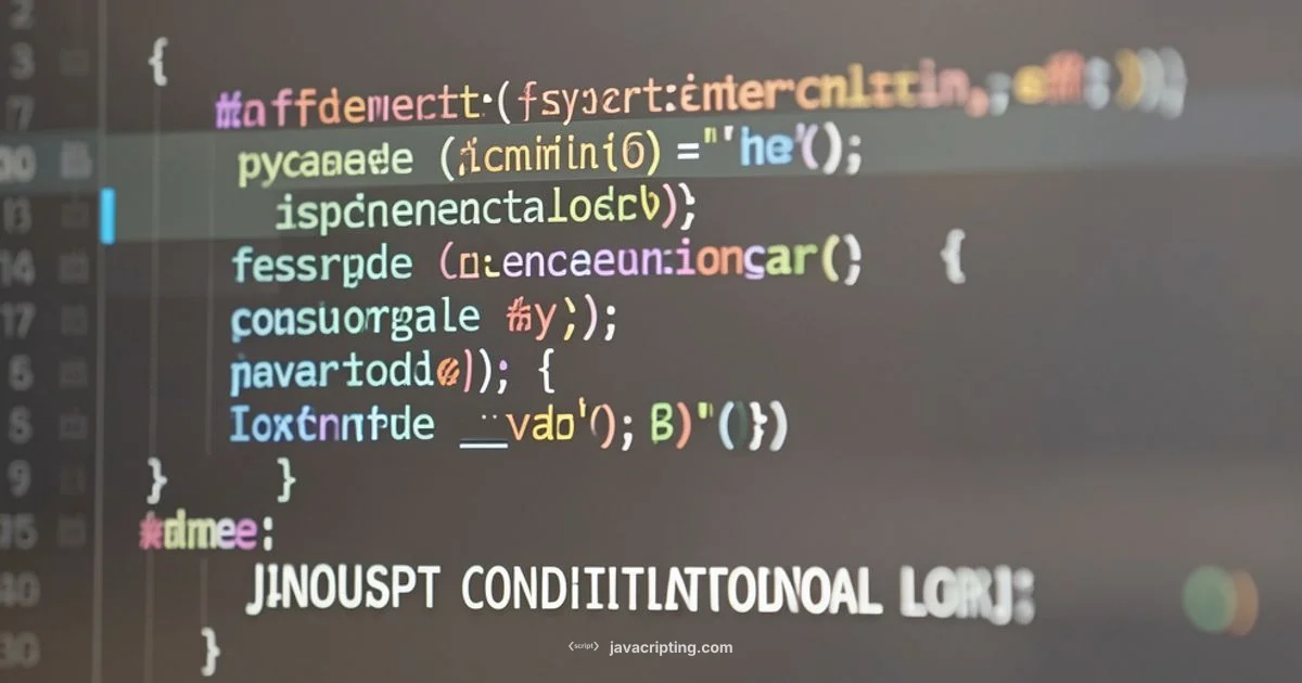 Conditional Flow in JS Conditional Flow in JS - JavaScripting